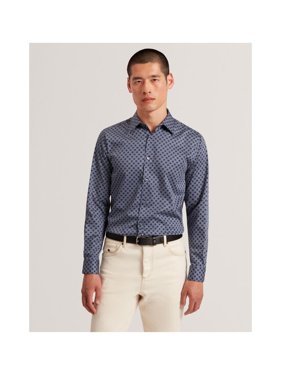 Ted Baker London - SEF Slim Fit Circle Geo Print -kauluspaita - NAVY - photo 2 Ted Baker London - SEF Slim Fit Circle Geo Print -kauluspaita - NAVY | Stockmann - photo 2