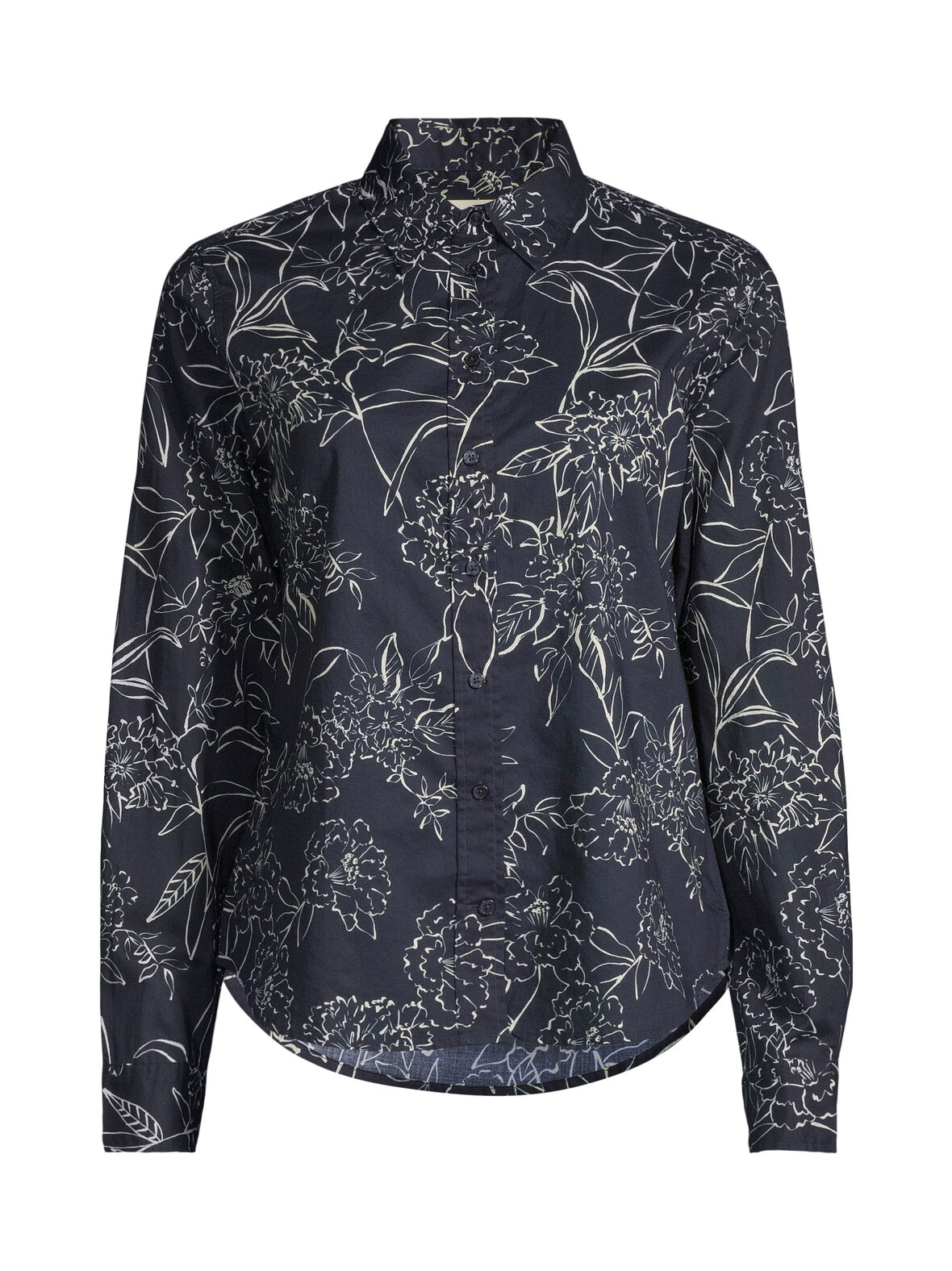 Regular Cotton Voile -kukkakuvioitu paita