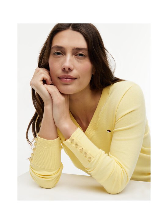 Tommy Hilfiger - Jersey Stitch -neulepusero - ZF0 CITRONELLA | Stockmann - photo 7