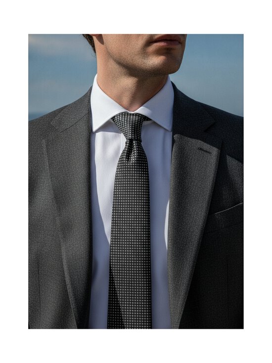 HUGO - Zīda kaklasaite - BLACK | Stockmann - photo 3