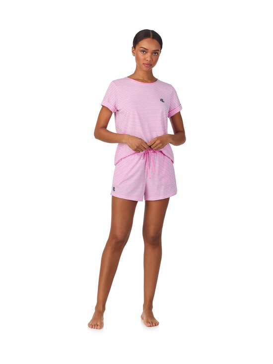 Lauren Ralph Lauren - Crew Boxer Set -shortsipyjama - 674 PINK STP | Stockmann - photo 2