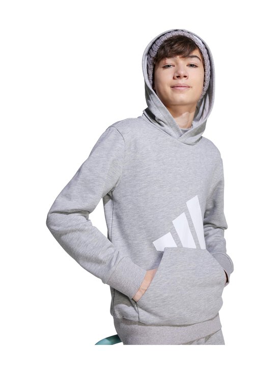 adidas Sportswear - Junior Logo BL FT HD 280 -huppari - JV9900 MGREYH/WHITE | Stockmann - photo 5