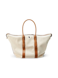 Polo Ralph Lauren - Kott Extra Large Tote - NATURAL/CUOIO | Stockmann