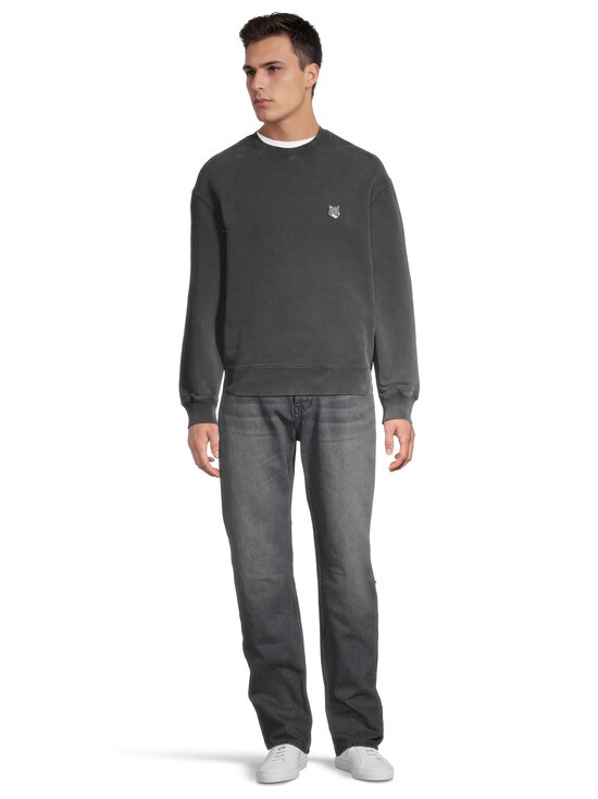 Maison Kitsuné - Fox Head Faded Comfort -collegepaita - BLACK FADED | Stockmann - photo 2