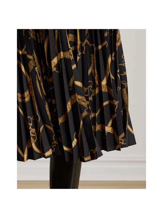 Lauren Ralph Lauren - A-linjainen pliseehame - 001 BLACK/TAN | Stockmann - photo 8