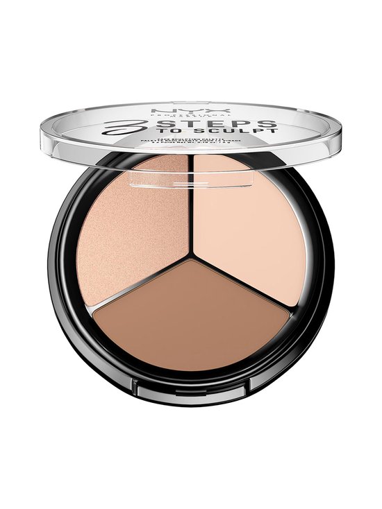 NYX Professional Makeup - 3 Steps to Sculpt -korostuspaletti - FAIR - photo 2 NYX Professional Makeup - 3 Steps to Sculpt -korostuspaletti - FAIR | Stockmann - photo 2