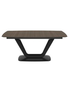 BoConcept - Alicante -jatkettava ruokapöytä tumma tammi / musta 99 x 183/263 cm - BROWN | Stockmann