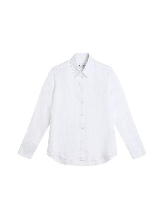 SAND Copenhagen - Sirena-pellavapaitapusero - 000 PURE WHITE | Stockmann - photo 1