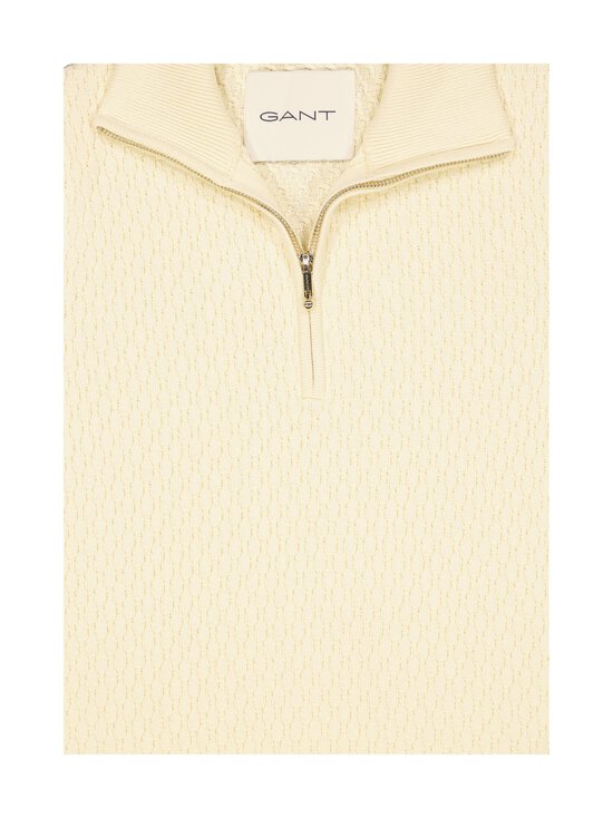 GANT - Cotton Textured Half Zip adīts džemperis - 130 CREAM - photo 3 GANT - Cotton Textured Half Zip adīts džemperis - 130 CREAM | Stockmann - photo 3