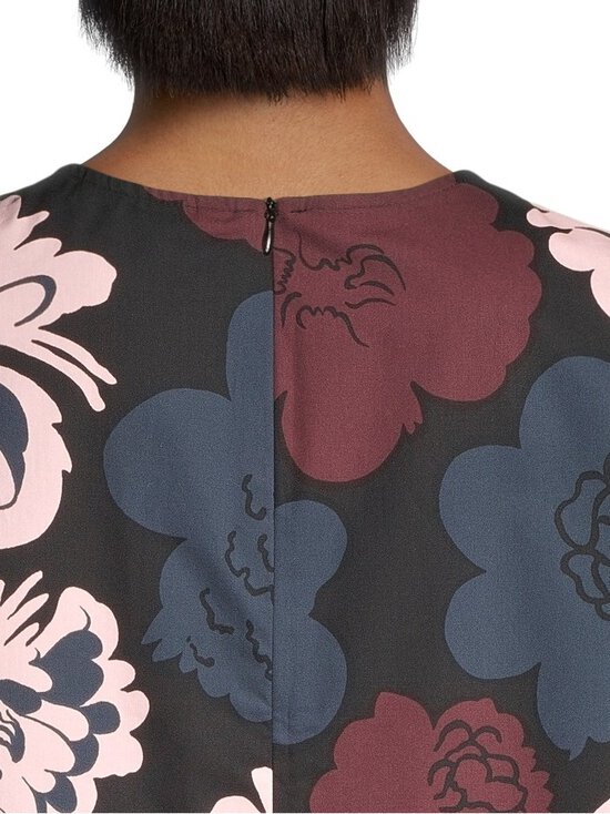Marimekko - Oksisto Pioni -mekko - 935 BLACK, LIGHT PINK, WINE RED | Stockmann - photo 4