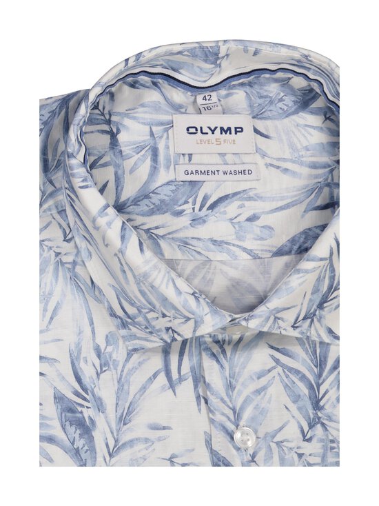 Olymp - Triiksärk Body Fit Garment Linen Mix - 10 HELLBLAU | Stockmann - photo 2