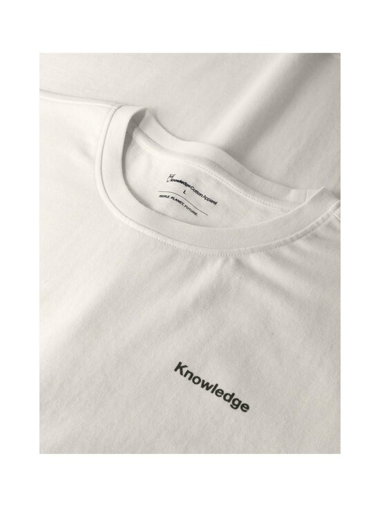 Knowledge Cotton Apparel - Back Print t-paita - 1387 EGRET | Stockmann - photo 3
