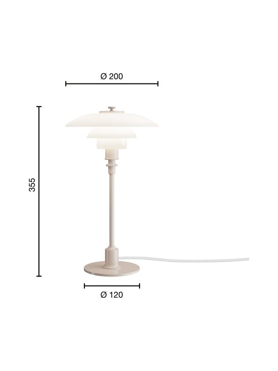 Louis Poulsen - PH 2/1 Beige -pöytävalaisin - GLOSSY BEIGE | Stockmann - photo 3
