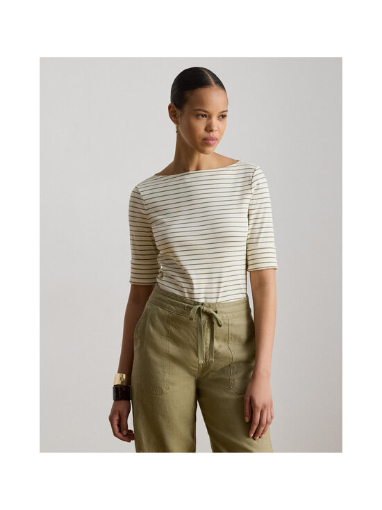 Lauren Ralph Lauren - Trikoopaita - 002 MAS CREAM/LIGHT AGAVE | Stockmann - photo 4