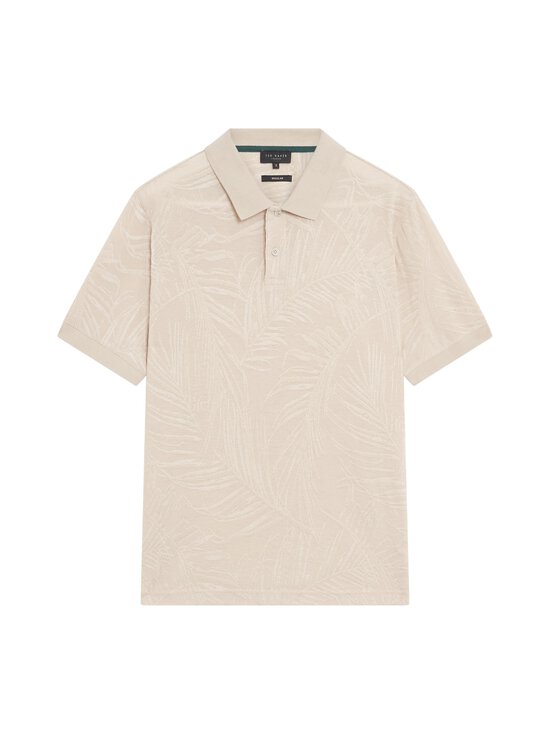 Ted Baker London - Edwine Regular Jacquard Leaf polo krekls - BEIGE - photo 1 Ted Baker London - Edwine Regular Jacquard Leaf polo krekls - BEIGE | Stockmann - photo 1