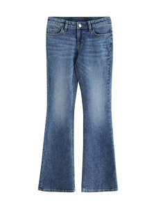 Lindex - Freja Flared Leg džinsi ar dekorētām aizmugurējām kabatām - 790 BLUE | Stockmann