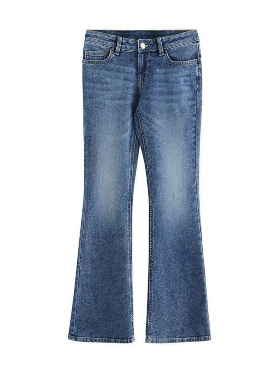 Lindex - Freja Flared Leg džinsi ar dekorētām aizmugurējām kabatām - 790 BLUE | Stockmann - photo 1