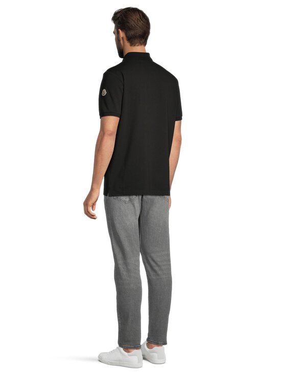 Moncler - Stripe Logo -pikeepaita - 999 BLACK | Stockmann - photo 4