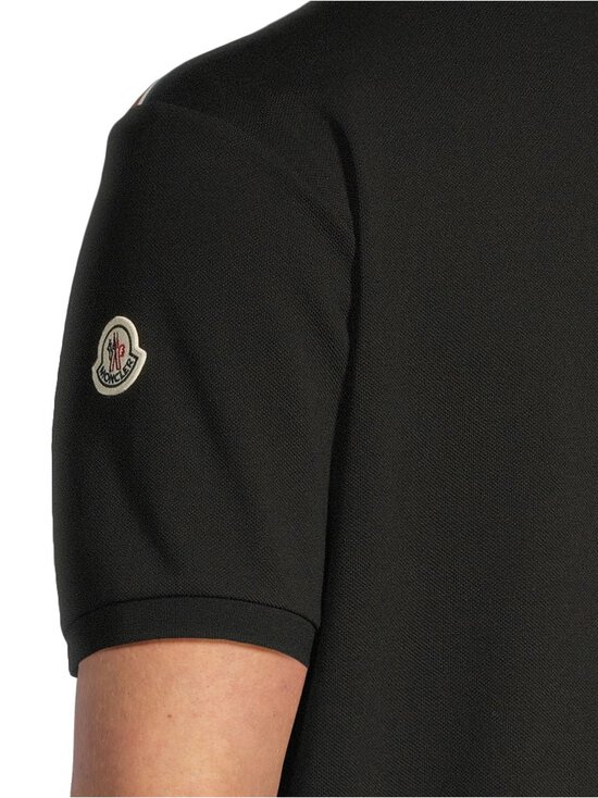 Moncler - Stripe Logo -pikeepaita - 999 BLACK | Stockmann - photo 5