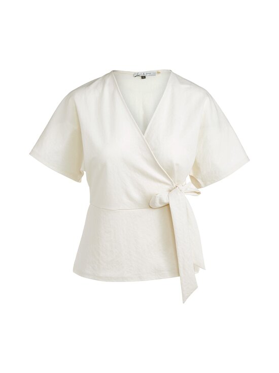 Tessa Wrap Jersey Top cut -paita