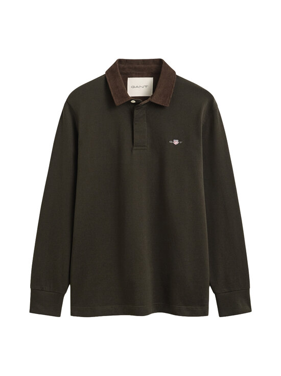 GANT - Corduroy Collar -pikeepaita - 368 DARK MOSS GREEN | Stockmann - photo 1