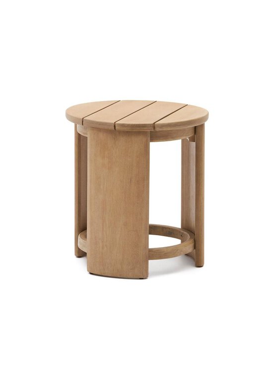 Kave Home - Xoriguer-sivupöytä eukalyptus ⌀ 56 cm - BEIGE | Stockmann - photo 1