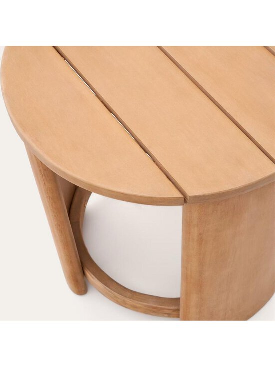 Kave Home - Xoriguer-sivupöytä eukalyptus ⌀ 56 cm - BEIGE | Stockmann - photo 4