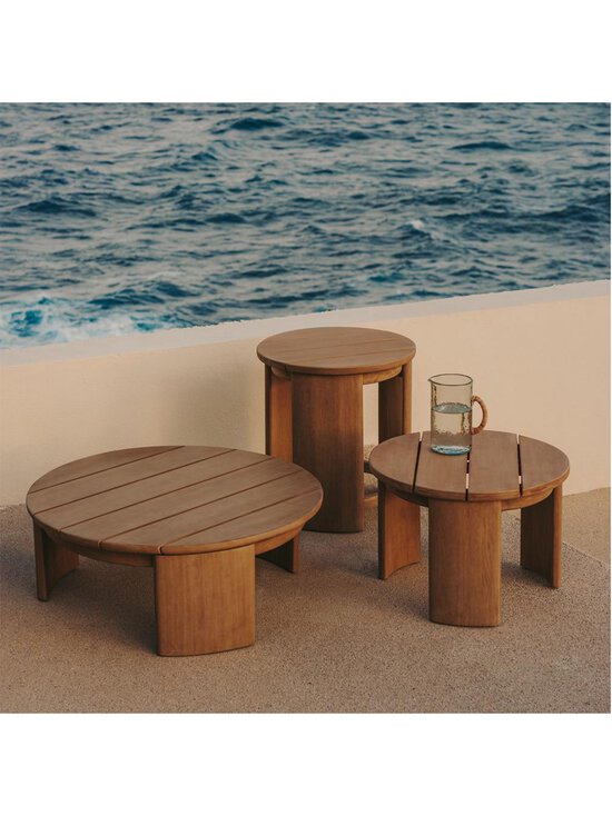 Kave Home - Xoriguer-sivupöytä eukalyptus ⌀ 56 cm - BEIGE | Stockmann - photo 5