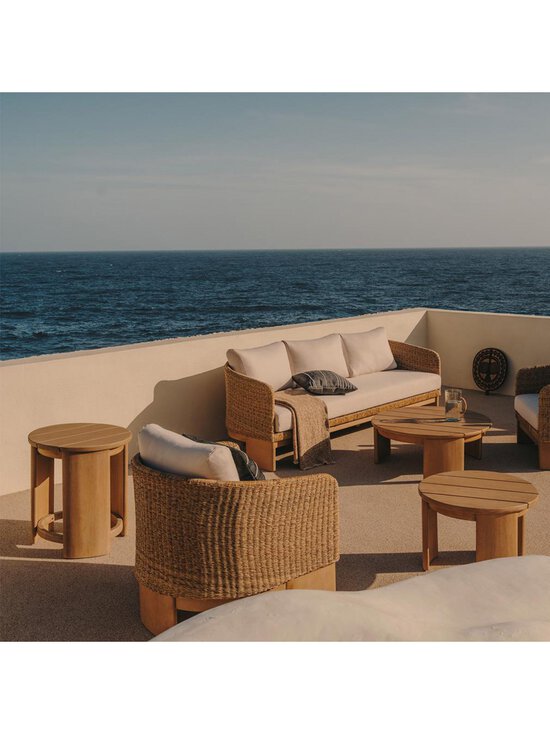 Kave Home - Xoriguer-sivupöytä eukalyptus ⌀ 56 cm - BEIGE | Stockmann - photo 7