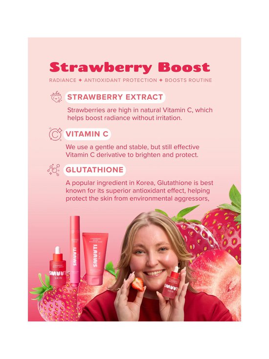 Smuuti Skin - Strawberry Boost Wrapping Mask -kasvonaamio - NOCOL | Stockmann - photo 6