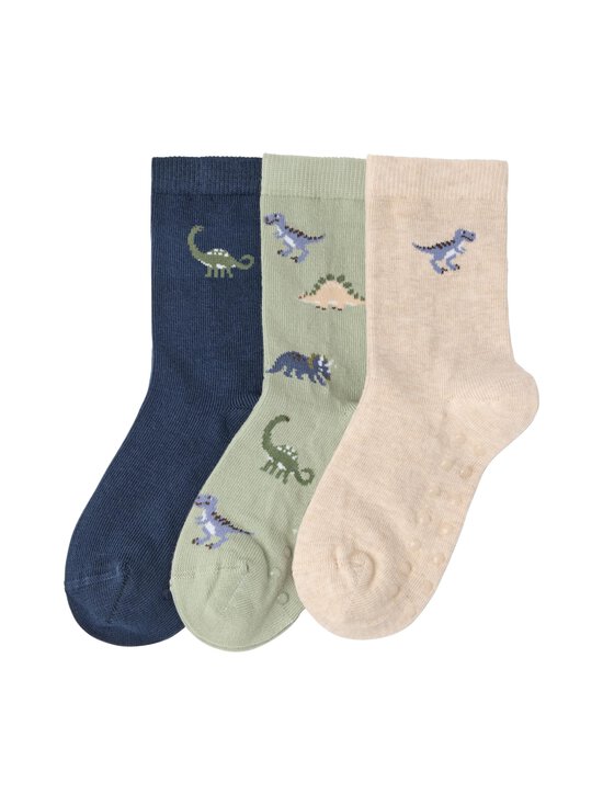 Lindex - Sukat 3 -pack - 3905 DUSTY GREEN | Stockmann - photo 2