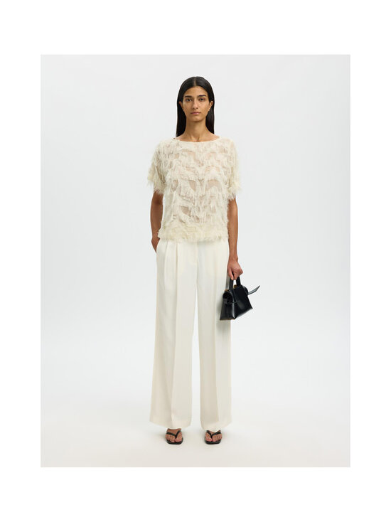Selected - SlfMyline Boat Neck tops - EGRET | Stockmann - photo 3