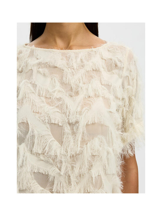Selected - SlfMyline Boat Neck tops - EGRET | Stockmann - photo 5