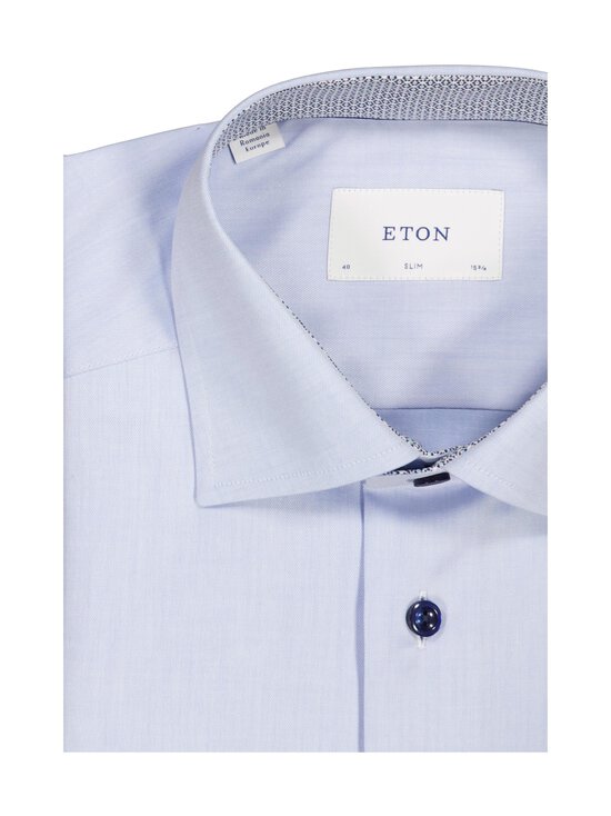 Eton - Slim Fit Geometric Signature Twill -kauluspaita - 21 LIGHT BLUE | Stockmann - photo 2