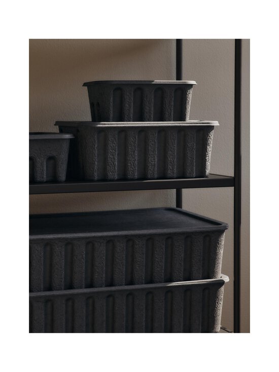 Ferm Living - Paper Pulp Extra Large -säilytyslaatikko ja kansi - CHARCOAL | Stockmann - photo 2