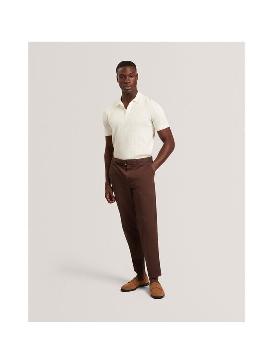 Ted Baker London - Edgardss Mixed Stitch Button Neck -pikeepaita - ECRU | Stockmann - photo 3