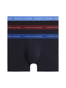 Tommy Hilfiger - Brief-bokserialushousut 3-pack - 0XH NB//OPUL BLUE/BURGUNDY/BLUE SPELL | Stockmann