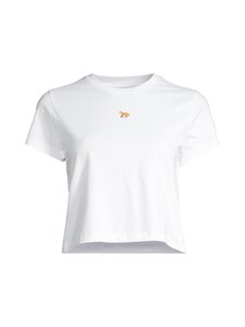 Maison Kitsuné - Baby Fox Patch t-krekls - P100 WHITE | Stockmann