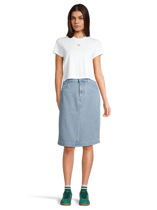 Maison Kitsuné - Baby Fox Patch t-krekls - P100 WHITE | Stockmann - photo 2