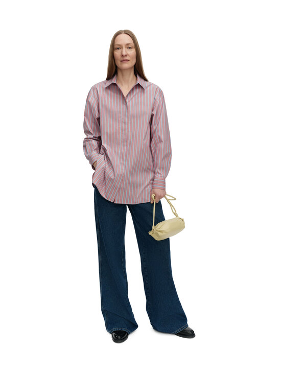 Marimekko - Ruoste Piccolo krekls ar apkakli - 350 LIGHT PINK LIGHT BLUE | Stockmann - photo 1