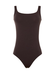 Wolford - Seamless Wool String -hihaton body - 4870 DARK WOOD | Stockmann