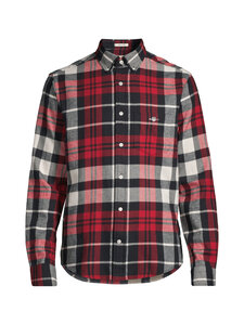 GANT - Ruuduline triiksärk Regular Flannel - 630 RUBY RED | Stockmann