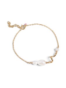 ENAMEL Copenhagen - Pearlie Twist -kullattu rannekoru - PEARL | Stockmann