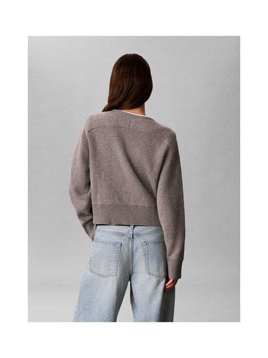 Calvin Klein Jeans - Wool Cotton Raglan -neuletakki - P7E B30 GREY HEATHER | Stockmann - photo 5