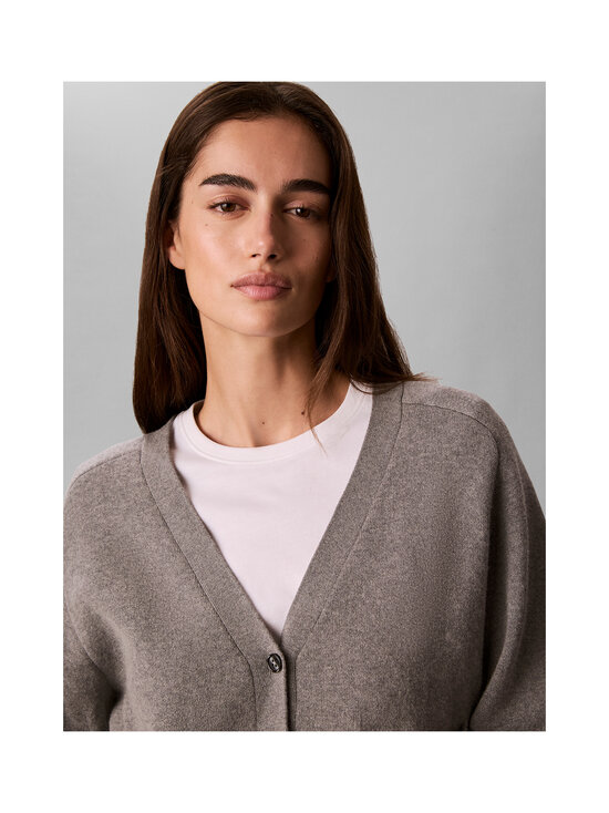 Calvin Klein Jeans - Wool Cotton Raglan -neuletakki - P7E B30 GREY HEATHER | Stockmann - photo 7