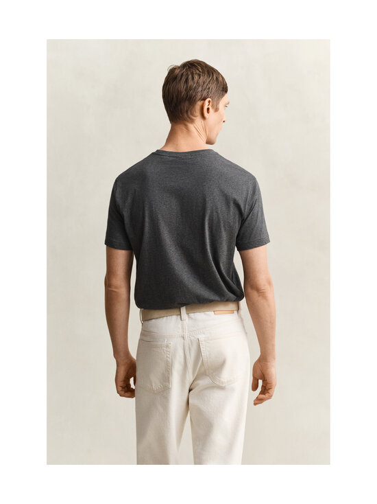 GANT - T-särk Regular Shield - 95 ANTRACIT MELANGE | Stockmann - photo 3