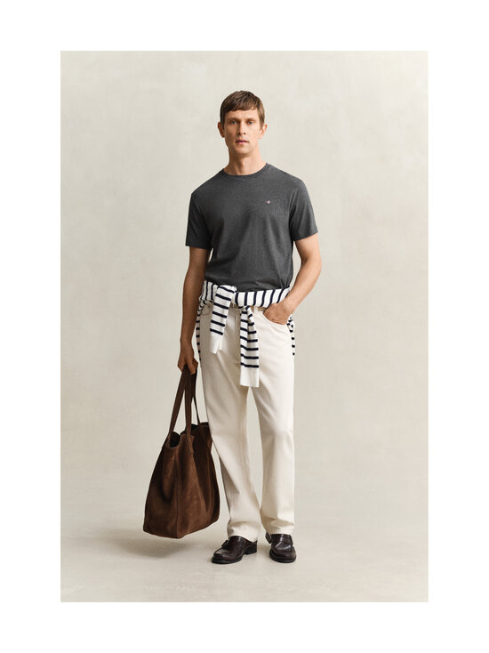 GANT - T-särk Regular Shield - 95 ANTRACIT MELANGE | Stockmann - photo 5