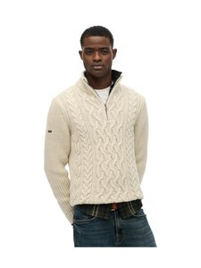 Superdry - Palmikkampsun Jacob - 39E ECRU | Stockmann