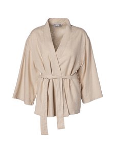 Essenza - Mina Uni Kimono - lyhyt aamutakki - NATURAL LINEN | Stockmann