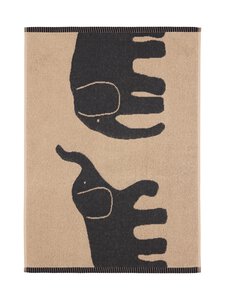 Finlayson - Elefantti Vapaa -käsipyyhe - DARK GREY/BEIGE | Stockmann